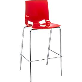 Barhocker "Fondo", rot