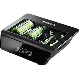 Batterieladegerät Varta LCD Universal Charger, für 4 x Mignon AA/Micro AAA/C/D oder 1 x 9 V Akku, 1 x USB, LCD-Anzeige