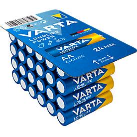 Batterien VARTA Longlife Power, Mignon AA, Spannung 1,5 V, Big Box mit 24 Stück
