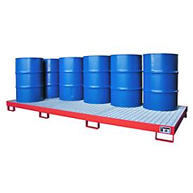 Bauer Auffangwanne Typ AW10, rot RAL3000