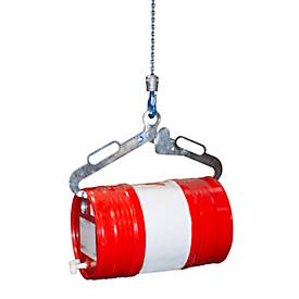 Bauer Fassgreifer LG 60, bis 150 kg, L 685 x B 120 x H 365 mm, verzinkt