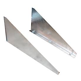 Bauer Zentrierwände für MSB 400 Mini-Klappbodenbehälter, einfache Montage, stabilisierend, verzinkt