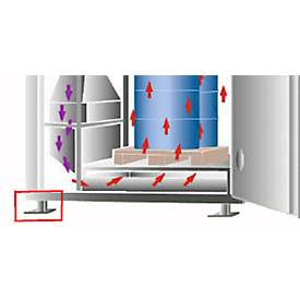 Befestigungsset f. PE-Gefahrstoffdepot asecos, Bodenverankerung, f. alle Modelle