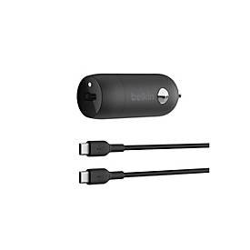 Belkin BoostCharge - Auto-Netzteil - 30 Watt - 3 A - Fast Charge, Power Delivery 3.1 (USB-C)