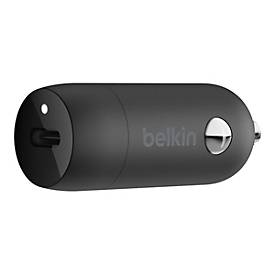 Belkin BoostCharge - Auto-Netzteil - 30 Watt - 3 A - Fast Charge, Power Delivery 3.1 (USB-C)