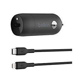 Belkin BoostCharge - Auto-Netzteil - 30 Watt - 3 A - Fast Charge, Power Delivery 3.1 (USB-C)