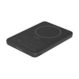 Belkin BoostCharge - Induktive Power Bank - dünn - 5000 mAh - 15 Watt - Fast Charge (USB-C)