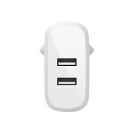 Belkin BoostCharge - Netzteil - 24 Watt - 2 Ausgabeanschlussstellen (USB)