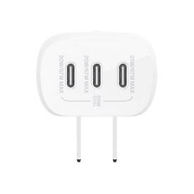 Belkin BoostCharge - Netzteil - PPS-Technologie - 67 Watt - 3.25 A - PD 3.0, Power Delivery 3.1 - 3 Ausgabeanschlussstellen (USB-C)
