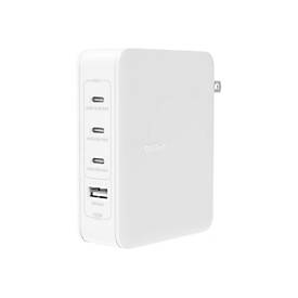 Belkin BoostCharge Pro - Netzteil - GaN-Technologie - 140 Watt - Fast Charge, Power Delivery 3.1 - 4 Ausgabeanschlussste