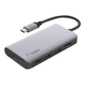 Image of Belkin CONNECT 4-in-1 Multiport-Adapter - USB-C - HDMI