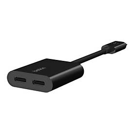 Image of Belkin Connect Audio + Charge - USB-C auf USB-C Kopfhörer-/Ladeadapter - Audio/USB - 14 m