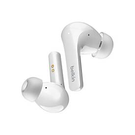Belkin SoundForm Flow - True Wireless-Kopfhörer mit Mikrofon - im Ohr - Bluetooth - aktive Rauschunterdrückung - weiß