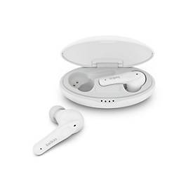 Belkin SoundForm Nano for Kids - True Wireless-Kopfhörer mit Mikrofon - im Ohr - Bluetooth - weiß