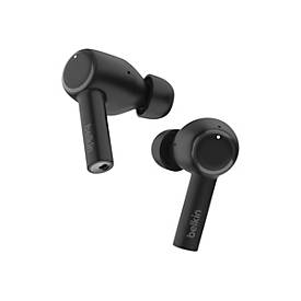 Belkin SoundForm Pulse - True Wireless-Kopfhörer mit Mikrofon - im Ohr - Bluetooth - aktive Rauschunterdrückung - Schwar