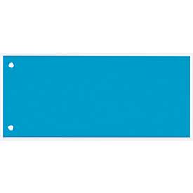 bene Trennstreifen-Karton, blau, 100 Stück