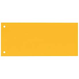 bene Trennstreifen-Karton, gelb, 100 Stück
