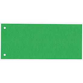 bene Trennstreifen-Karton, grün, 100 Stück