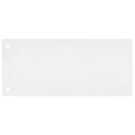 bene Trennstreifen-Karton, weiß, 100 Stück