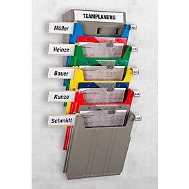 Beschriftungsclip Eichner, für Wandsortierer, hellgrau, B 129 x H 57 mm, 1 Stück