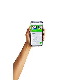 Beschriftungsgerät DYMO LetraTag® 200B, bis 12 mm Etikettenbreite, Thermodirektdruck, 160 dpi, Bluetooth® Wireless Tech, L 120 x B 120 x H 45 mm