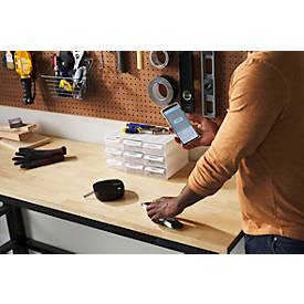 Beschriftungsgerät DYMO LetraTag® 200B, bis 12 mm Etikettenbreite, Thermodirektdruck, 160 dpi, Bluetooth® Wireless Tech, L 120 x B 120 x H 45 mm