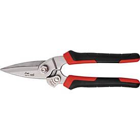 BESSEY Combischere D52-2, Gesamtlänge 203 mm, Schneiden 53 mm, 2K-Griff, verzahnte Klinge, verchromt