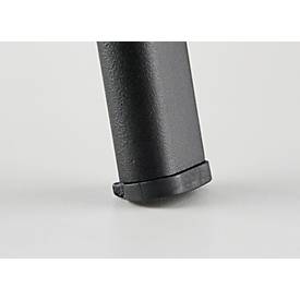 Besucherstuhl NowyStyl ISO WOOD, ohne Armlehnen, stapelbar bis 10 Stück, B 460 x T 400 x H 450 mm, Buche/schwarz