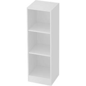 Bibliothèque étagères ULM, 3 HC, l. 406 x P 400 x H 1270, gris clair