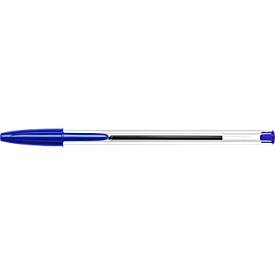 BIC Cristal Original Kugelschreiber Blau, 10er Box, 1,0 mm, mittlere Spitze