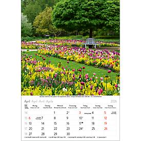 Bildkalender Korsch Blütenzauber 2026, mit Fotomotiven, B 235 x H 335 mm, Papier