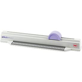 Bindegerät GBC ClickMan, Plastikbindung, bis 95 Blatt, Stanzen 6 Blatt, DIN A4
