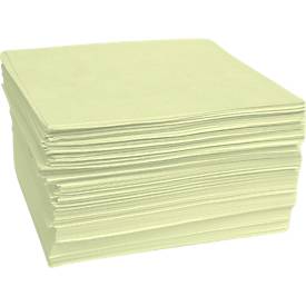 Bindemittel FIRST light, besonders chemikalienbindend, L 500 x B 400 mm, gelb, 200 Stück