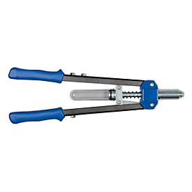 Blindnietmuttern-Hebelzangen-Set PROJAHN, M4-M10, je 20 Blindnietmuttern, Stahl, ergonom. Griff