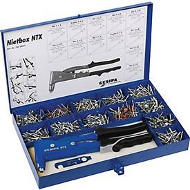 Blindnietsortiment Nietbox 942tlg.NTX u.Blindniete