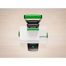 Blocklocher NOVUS B 2200 re+new, für 2- & 4-fach Lochung, bis zu 200 Blatt, Auto-Papieranschlag, DIN-Arretierung, Vollmetall & Recycling-Kunststoff