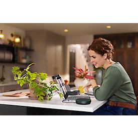 Bluetooth Freisprecheinrichtung Jabra SPEAK2 75, tragbar, bis 4 Teilnehmer, bis 30 m, bis 32 h, 4 Mikrofone, USB-C, UC-optimiert, dunkelgrau