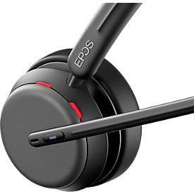 Bluetooth Headset EPOS Impact 1061T Headset, binaural, MS-Teams optimiert, bis 30 m, schwarz