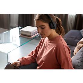 Bluetooth Headset EPOS | Sennheiser ADAPT 261, binaural, UC-optimiert, zertifiziert für Microsoft Teams®, bis 25 m, bis 27 h, USB-C-Dongle, schwarz