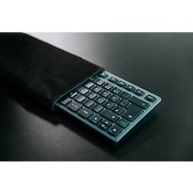 Bluetooth Tastatur Cherry KW 7100 Mini BT Slate Blue, QWERTZ, Multi-Device, kompaktes Format, inkl. Transporttasche