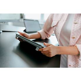 Bluetooth Tastatur Cherry KW 7100 Mini BT Slate Blue, QWERTZ, Multi-Device, kompaktes Format, inkl. Transporttasche