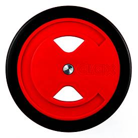 Bockrolle CLAX®, Ersatzteil für das CLAX® Klappmobil, ⌀ ca. 170 mm, rot