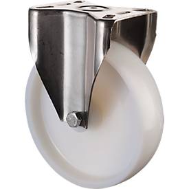 Bockrolle mit Polyamid-Räder und Edelstahlgabeln