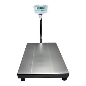 Boden-Kontrollwaage, 6 Modelle, Wägebereich 75, 150, 300, 600 kg, z.T. mit unterschied. Ablesbarkeit