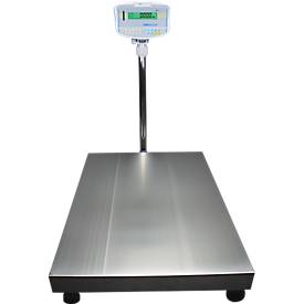 Boden-Kontrollwaage, 6 Modelle, Wägebereich 75, 150, 300, 600 kg, z.T. mit unterschied. Ablesbarkeit