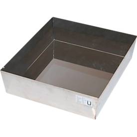 Bodenauffangwanne Stawa-R für asecos Sicherheitsschränke der K90 Serie, Stahlblech, lichtgrau, B 467 x T 370 x H 90 mm, 11 l