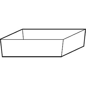 Bodenauffangwanne Stawa-R für asecos Sicherheitsschränke der Q30, Q90, S90 und K90 Serie, Stahlblech, lichtgrau, B 442 x T 507 x H 127 mm, 22 l