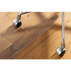 Bodenschutzmatte Duragrip Meta- RS Office Products, für Hartböden, VAB®-Haftschicht, strukturiert, transparent, L 1200 x B 900 mm