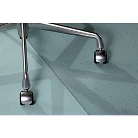Bodenschutzmatte Duragrip Meta- RS Office Products, für Teppichböden, Ankernoppen, strukturiert, transparent, L 1200 x B 1500 mm