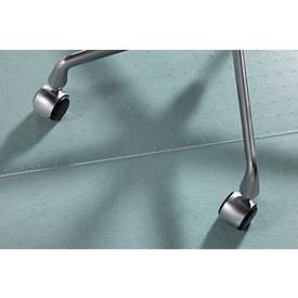 Bodenschutzmatte ECOGRIP HEAVY, für Teppichböden, Ankernoppen, temperaturbeständig, transparent, L 1200 x B 1300 mm